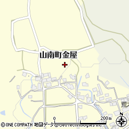 兵庫県丹波市山南町金屋489周辺の地図