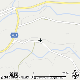 愛知県設楽町（北設楽郡）荒尾（下貝津）周辺の地図