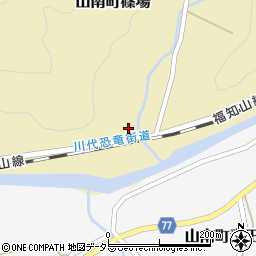 兵庫県丹波市山南町篠場36周辺の地図