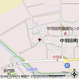 滋賀県東近江市中羽田町404周辺の地図