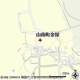 兵庫県丹波市山南町金屋476周辺の地図