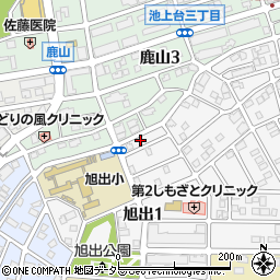 愛知県名古屋市緑区旭出1丁目204周辺の地図