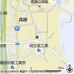 兵庫県丹波篠山市高屋100周辺の地図