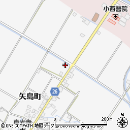 滋賀県守山市矢島町3628周辺の地図