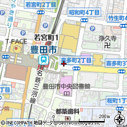 ブービーズ 豊田店周辺の地図