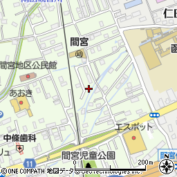 静岡県田方郡函南町間宮804-27周辺の地図