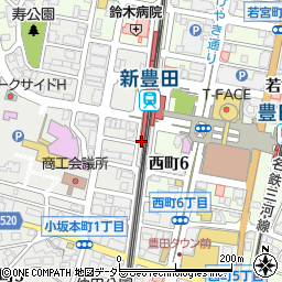 愛知県豊田市小坂本町1丁目16周辺の地図