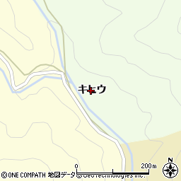 愛知県設楽町（北設楽郡）松戸（キヒウ）周辺の地図