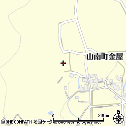 兵庫県丹波市山南町金屋375周辺の地図