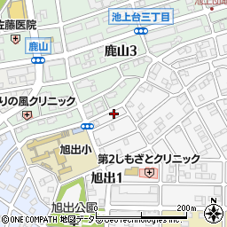 愛知県名古屋市緑区旭出1丁目206周辺の地図