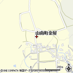 兵庫県丹波市山南町金屋479周辺の地図