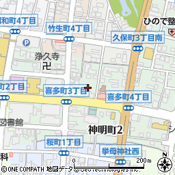 愛知県豊田市喜多町周辺の地図