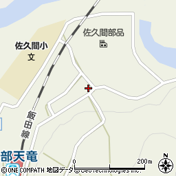 静岡県浜松市天竜区佐久間町半場310周辺の地図