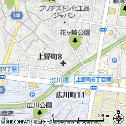 上野町8丁目駐車場周辺の地図