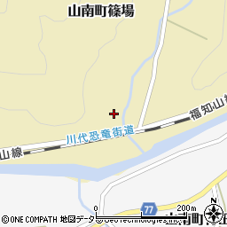兵庫県丹波市山南町篠場37周辺の地図