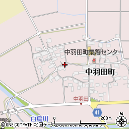 滋賀県東近江市中羽田町291周辺の地図