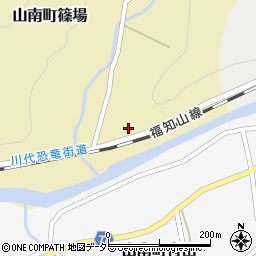 兵庫県丹波市山南町篠場68周辺の地図