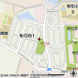滋賀県東近江市布引台周辺の地図