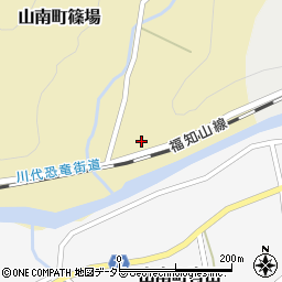 兵庫県丹波市山南町篠場67周辺の地図