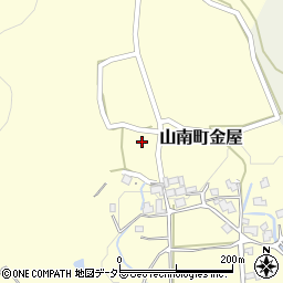 兵庫県丹波市山南町金屋383周辺の地図