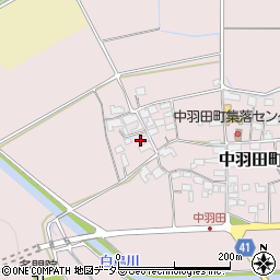 滋賀県東近江市中羽田町408周辺の地図