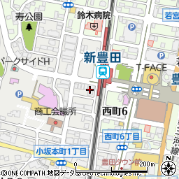 愛知県豊田市小坂本町1丁目9周辺の地図