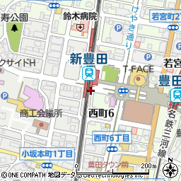 愛知県豊田市小坂本町1丁目17周辺の地図