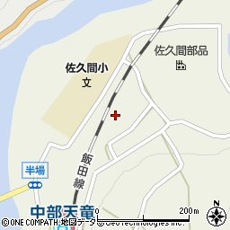 静岡県浜松市天竜区佐久間町半場118周辺の地図