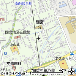 静岡県田方郡函南町間宮809-14周辺の地図
