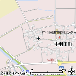 滋賀県東近江市中羽田町402周辺の地図