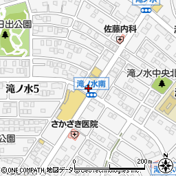ファミリーマート緑滝ノ水店周辺の地図