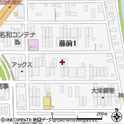 兼松タカヤ藤前工場周辺の地図