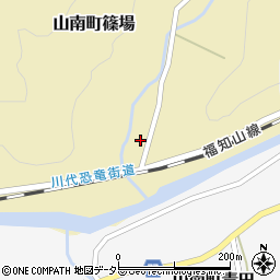 兵庫県丹波市山南町篠場59周辺の地図