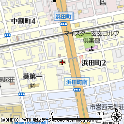 マクドナルド２３号浜田町店周辺の地図
