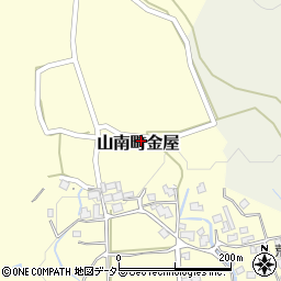 兵庫県丹波市山南町金屋485周辺の地図