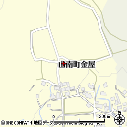 兵庫県丹波市山南町金屋482周辺の地図