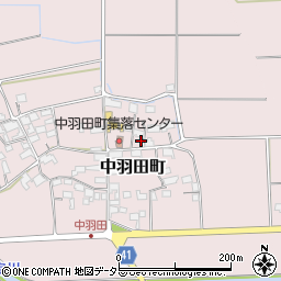 滋賀県東近江市中羽田町374周辺の地図