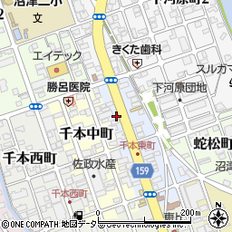 千本東町駐車場周辺の地図