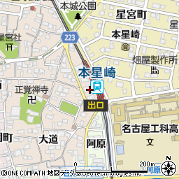 愛知県名古屋市南区本星崎町東浦下周辺の地図