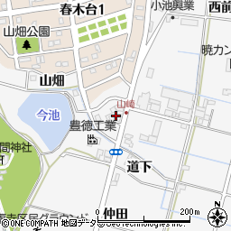 愛知県愛知郡東郷町春木山崎周辺の地図