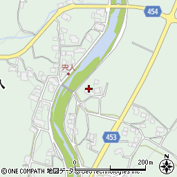 京都府南丹市園部町宍人徳明周辺の地図