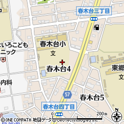 愛知県愛知郡東郷町春木台周辺の地図