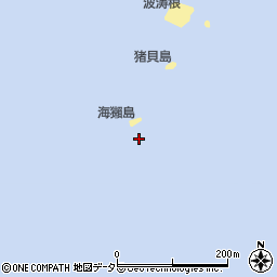 海獺島周辺の地図