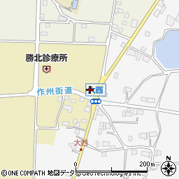 ローソン津山勝加茂店周辺の地図