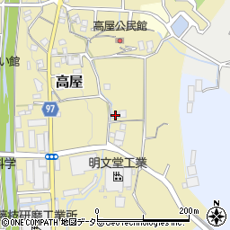 兵庫県丹波篠山市高屋99周辺の地図