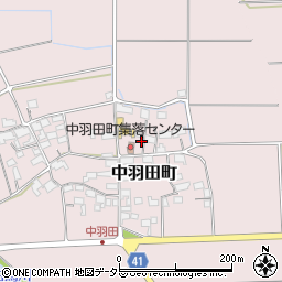 滋賀県東近江市中羽田町375周辺の地図