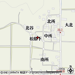京都府南丹市八木町池上松原下周辺の地図