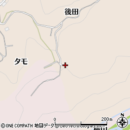 愛知県豊田市霧山町タモ周辺の地図