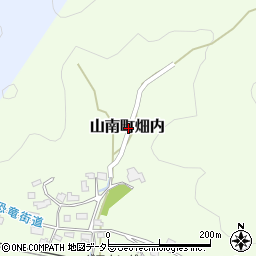 兵庫県丹波市山南町畑内周辺の地図