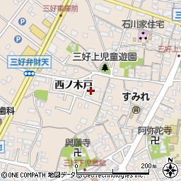 愛知県みよし市三好町西ノ木戸54周辺の地図
